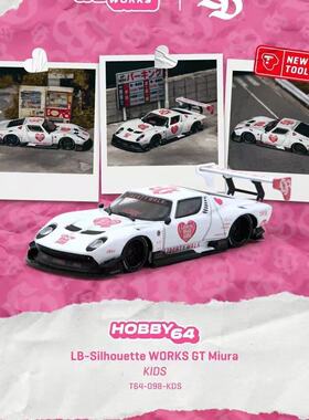 TW 1:64 兰博基尼 缪拉 LB-Silhouette GT Miura KIDS 合金车模