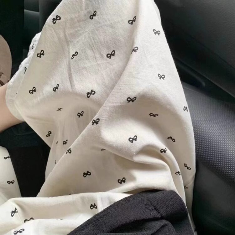 纯棉无托腹孕妇休闲裤女2025新款夏季薄款宽松慵懒风小个子九分裤