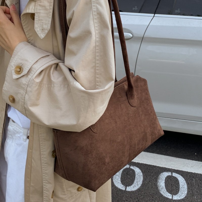 复古通勤麂皮绒腋下包包潮2025大容量休闲气质百搭爆款女式单肩包,箱包皮具/热销女包/男包,通用款女包,淘宝优惠券,粉丝福利购,淘宝优惠卷