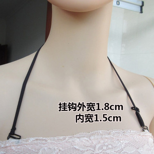 买2送1包邮细带1.8宽钩单条彩糖果色挂脖肩带文胸内衣胸罩隐形带