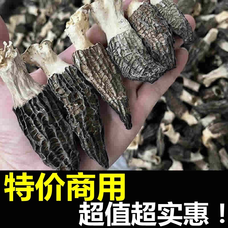 云南羊肚菌干货商用500g特价袋装