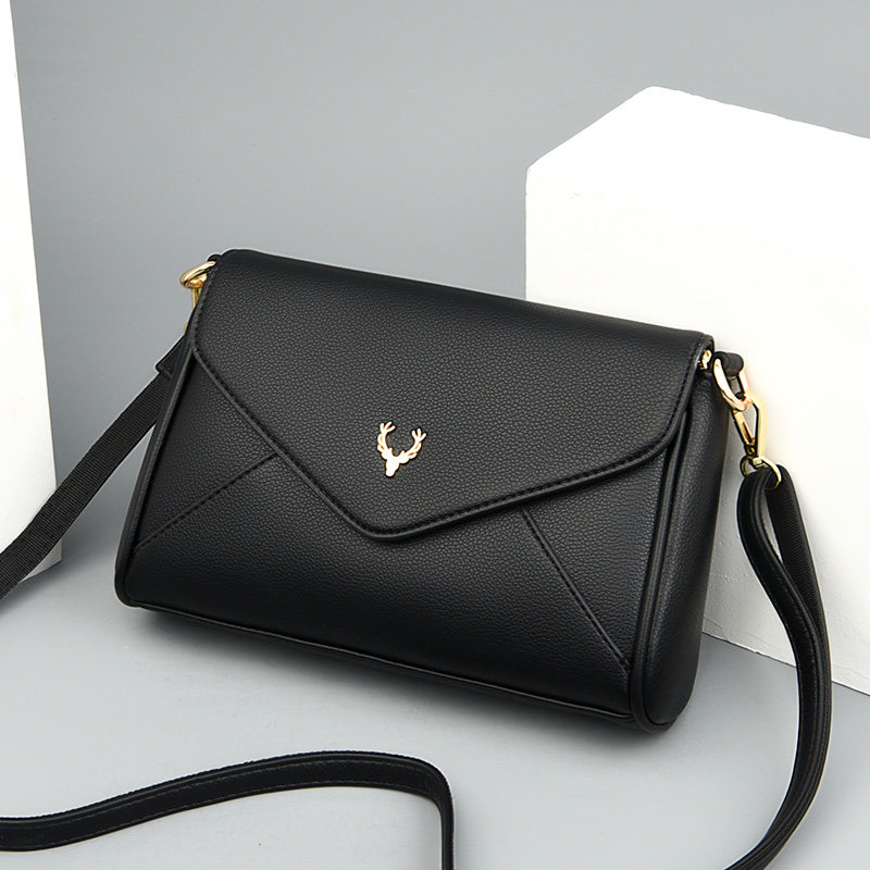 中年小包包真皮单肩包软皮包百搭时尚斜挎小包简约妈妈包中老年包