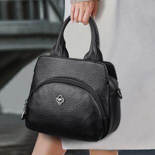 品牌精致真皮包包女式2026新款轻奢小众高级感时尚女士手提斜挎包