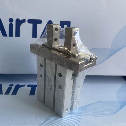 带导轨滚柱型平行气缸亚德客