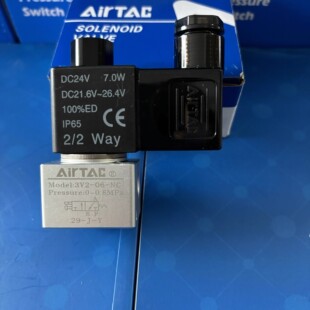 原装正品亚德客3V2电磁阀3V206NCA/3V206NCB/3V208NCA/3V208NCB