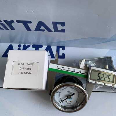 嵌入式压力表亚德客低压