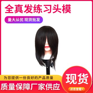 全真发大耳朵模特头学徒练习剪发假人头模美发专用可烫染精剪造型