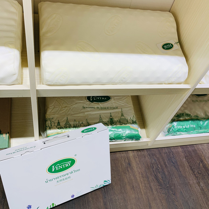 纯进口带钢印正品ventry泰国天然乳胶枕头成人护颈椎单人乳胶芯子