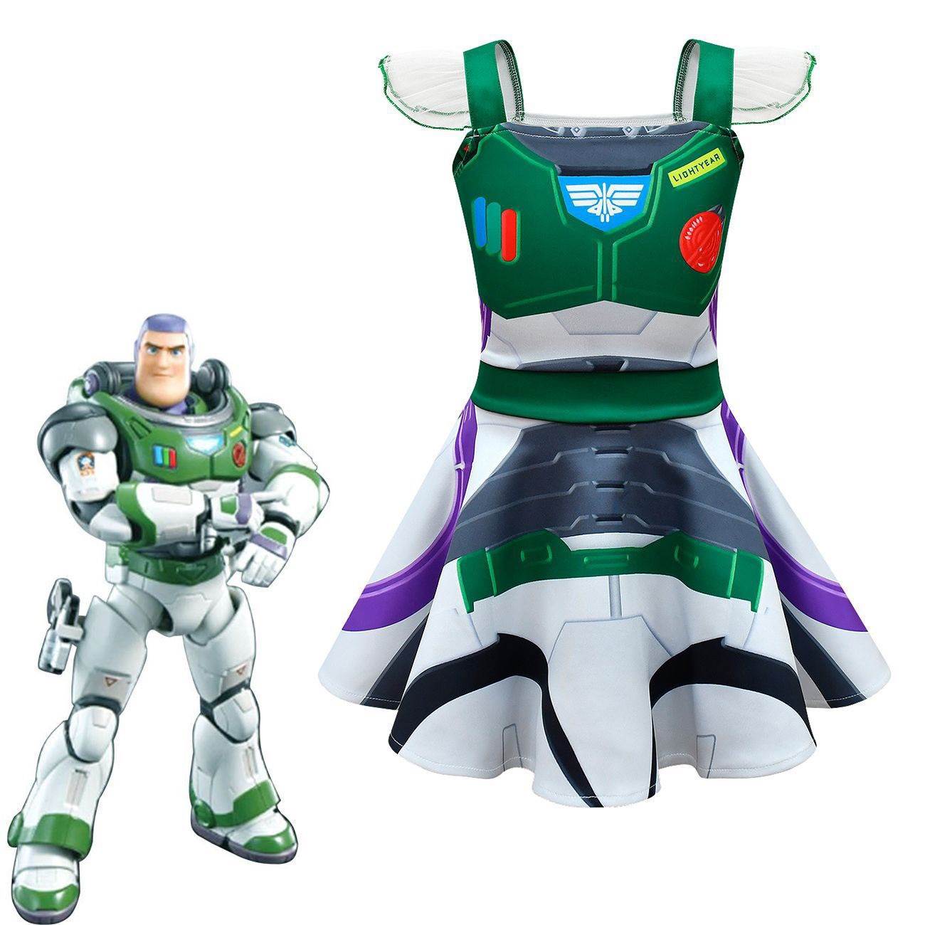 巴斯光年cos 纱裙 玩具总动员芭裙Toy Story bass迪士尼儿童服装
