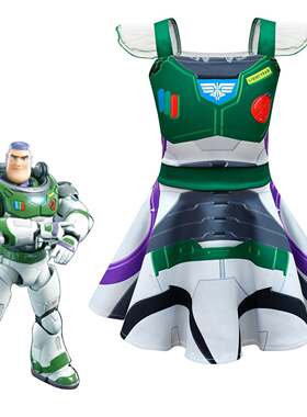 巴斯光年cos 纱裙 玩具总动员芭裙Toy Story bass迪士尼儿童服装