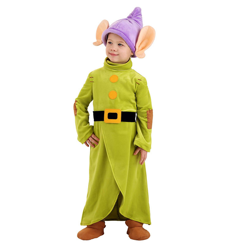 儿童服装 cosplay 小矮人精灵幼儿园演出服 elf costume