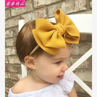 kids Headband Baby bow Hairband girl Headdress Hair hoop发带