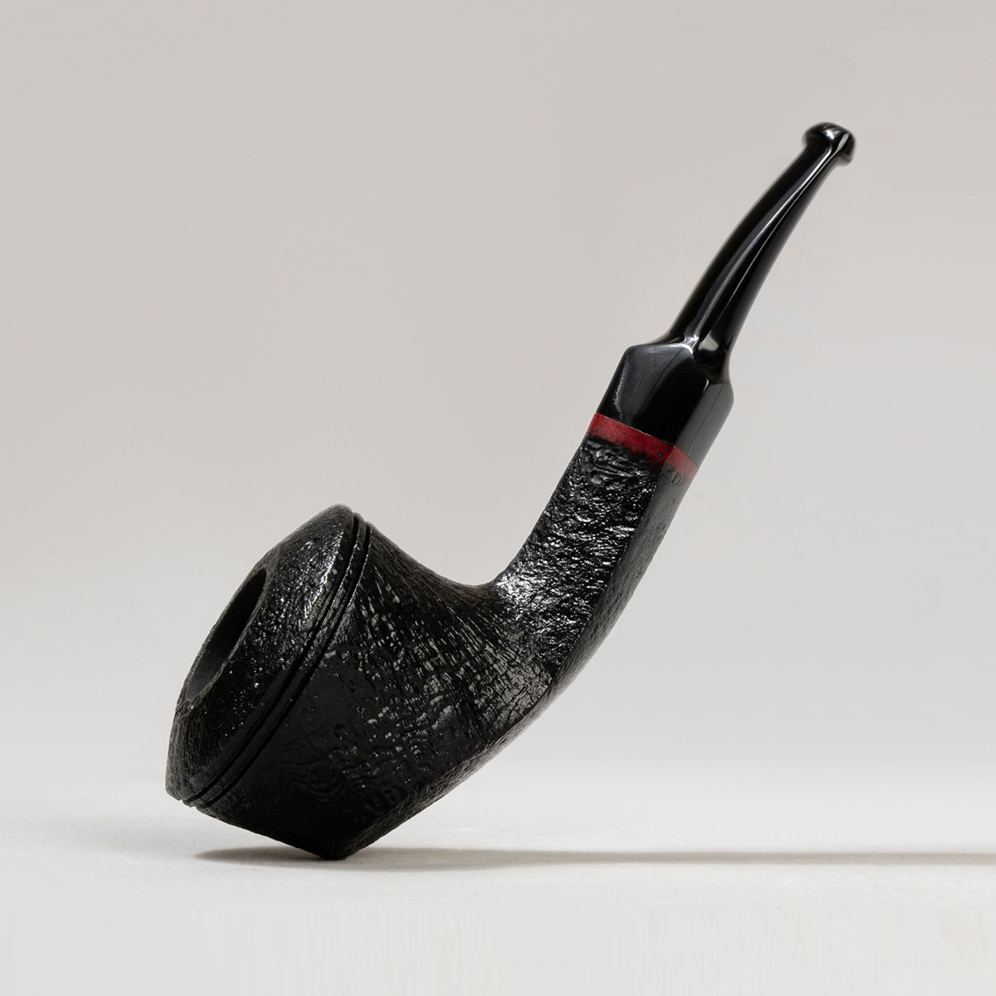 muxiang木香黑色手工烟斗进口石楠木3mm烟道坎伯兰烟嘴牛头斗型