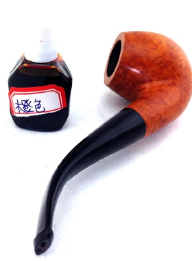 石楠木烟斗专用橙色染色剂 着色剂 染料 橙色高浓度色浆 10ml