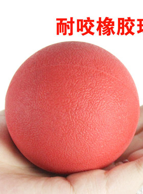 狗狗实心弹力耐咬橡胶球磨牙金毛德牧训导训练用品 宠物玩具