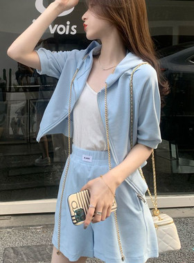 休闲运动套装女夏显瘦小个子