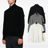 罗盘刺绣机能针织毛衣开衫 23FW 外套 Zip Sweaters Stone Compass