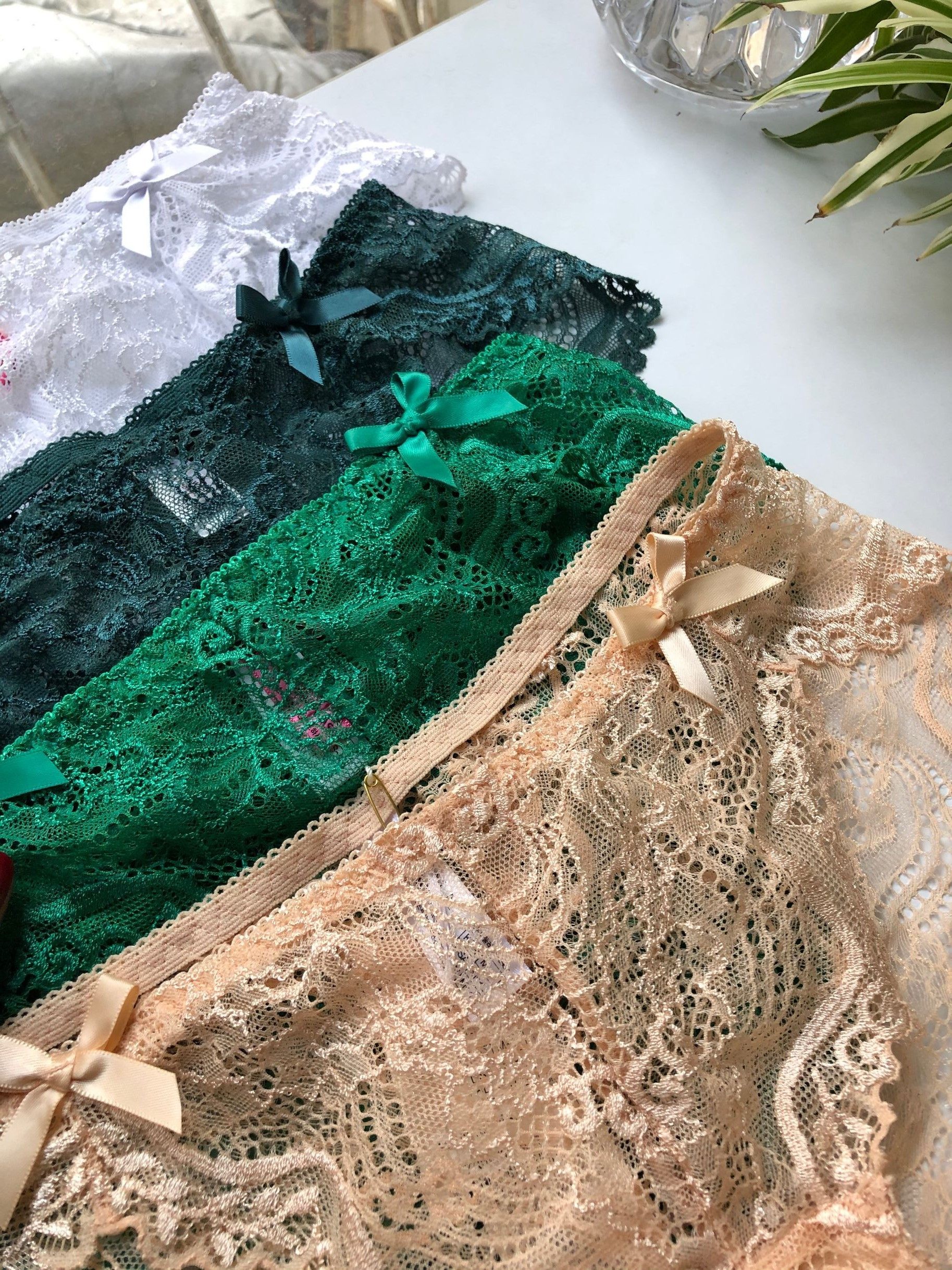 韩国正品新款现货ullala绿色蕾丝男女内裤弹力舒适提臀三角裤情侣,女士内衣/男士内衣/家居服,男三角内裤,淘宝优惠券,粉丝福利购,淘宝优惠卷