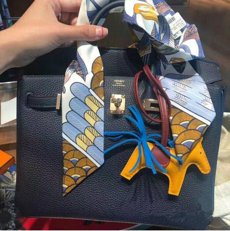 手提包丝巾绑包手柄丝带长条印花围巾/丝巾/披肩