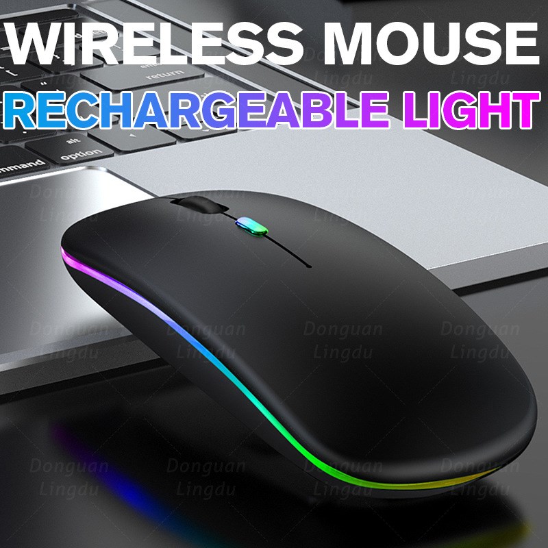 Wireless mouse Bluetooth charging luminous notebook蓝牙鼠标