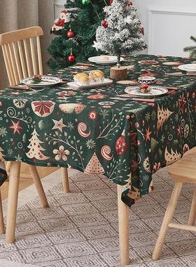 Christmas themed table cloth, Christmas tablecloth桌布圣诞