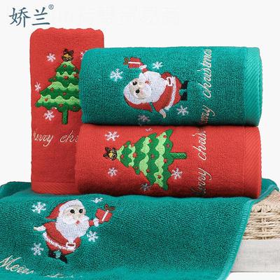 Christmas gift box,towel, pure cotton towel gift box圣诞毛巾