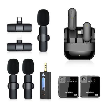 other/其他 无Wireless Microphone One Drag Two Lavalier Mobil