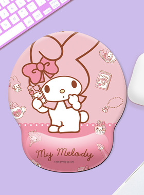 Cartoon wrist guard mouse pad可爱办公女生可爱硅胶护腕鼠标垫