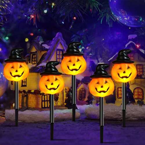 Halloweenpumpkinsolarstreet