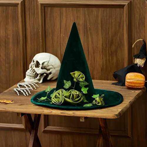 Halloween ball party hat witch hat万圣节舞会派对帽子巫婆帽