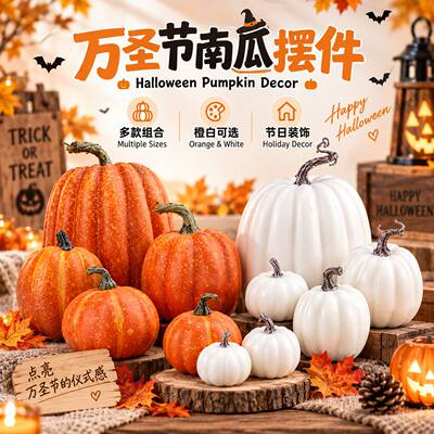 SimulatedpumpkinmodelHalloween