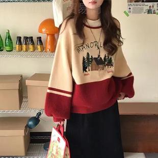 autumn and winter Sweater casual 2023 new top圣诞毛衣 women