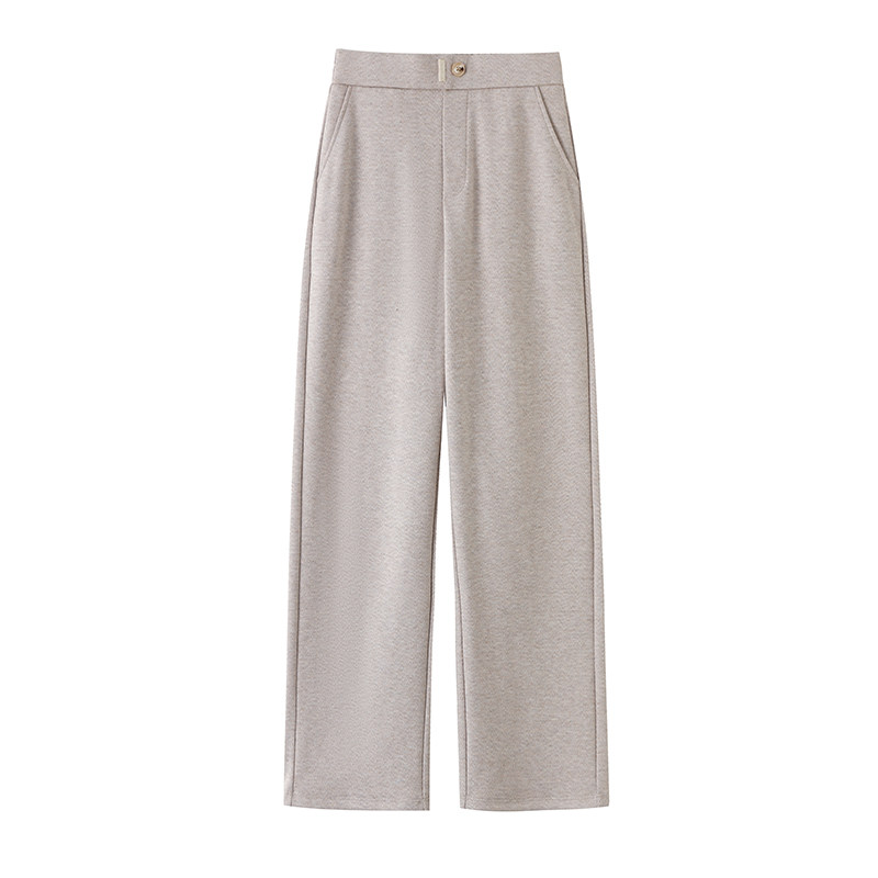 外贸单撤柜尾货～蚕丝羊毛直筒裤裤高腰显瘦窄版阔腿裤,女装/女士精品,西装裤/正装裤,淘宝优惠券,粉丝福利购,淘宝优惠卷