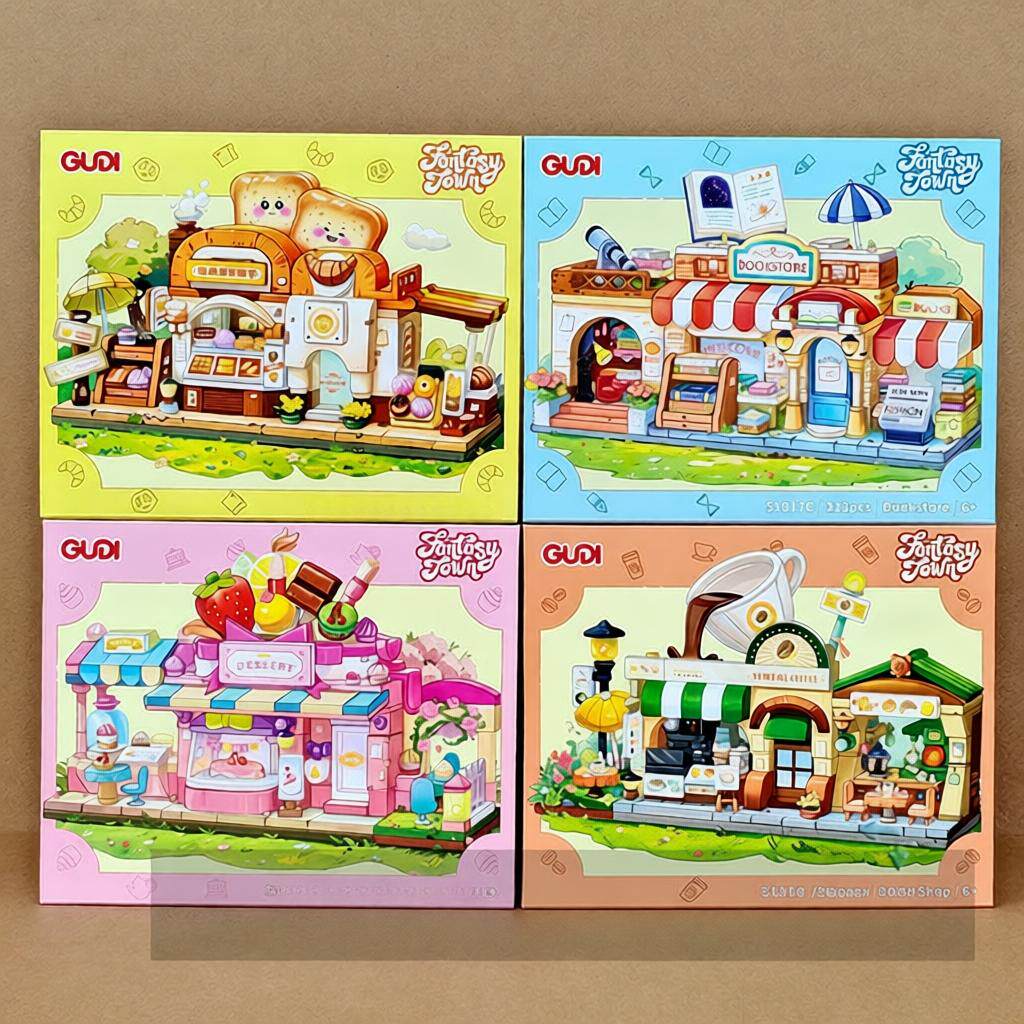 古迪拼插积木普通塑料积木
