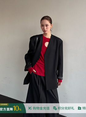 YOEYYOU 设计师品牌26春夏新品无领泡泡装饰西装 SOLSOL买手店