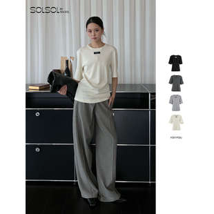 修身 YOEYYOU 设计师品牌 25秋冬新品 SOLSOL买手店 圆领T恤