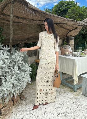 SWAYING/KINT 设计师品牌 26早春新品 钩针圆环装饰摆裙 SOLSOL