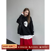 破损刺绣草莓休闲卫衣 8ON8 设计师品牌26春夏新品 SOLSOL买手店