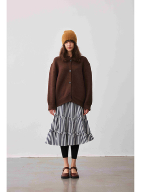 ANNAMOOER 设计师品牌 25秋冬新品 斜分割半裙 SOLSOL买手店