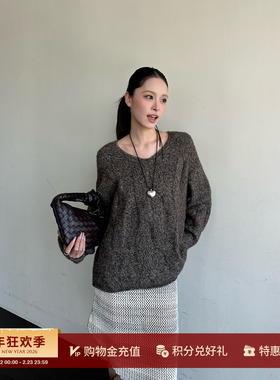 MESTRIO 设计师品牌 25秋冬新款 休闲羊毛束带套头羊毛衫 SOLSOL