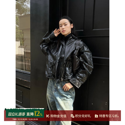 WMWM 设计师品牌 25秋冬新品 连帽抽绳立体口袋夹克外套 SOLSOL