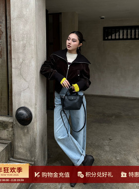 IMMI 设计师品牌25秋冬新品修身复古牛仔直简长裤 SOLSOL买手店