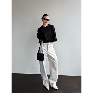 前侧双口袋加绒弯刀裤 设计师25秋冬新品 子SOLSOL买手店 MAKE