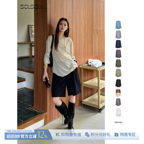 YOEYYOU兜量长袖上衣