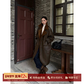 拉贡半卷翻领长大衣 IMMI 设计师品牌25秋冬新品 SOLSOL买手店