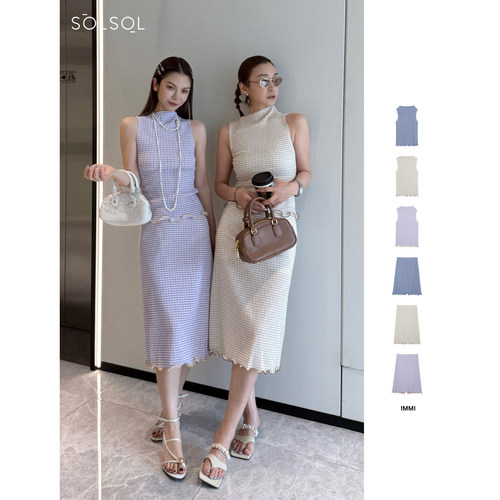 IMMI 25春夏  设计师  泡泡棉弹力半身裙/无袖上衣  SOLSOL买手店
