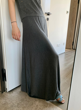SOLSOL买手店SWAYING品牌 24秋冬新品竹羊绒大摆裙SW24PF3B08/09
