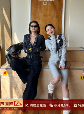 ANDAHALF 设计师品牌26春夏新品 宽松荷叶边短卫衣 SOLSOL买手店