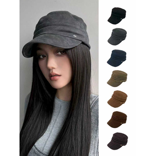 复古麂皮绒马术帽 SOUL 25秋冬新品 设计师 SOLSOL买手店 HUG