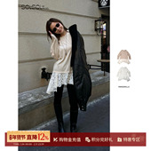 MANZANILLA TSOLSOL买手店 长版 设计师25秋冬新款 拼接蕾丝针织长袖